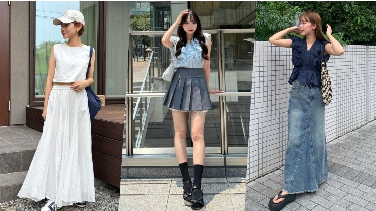 พรางหุ่นให้สวยเพรียว! แจกไอเดียแมทช์กระโปรงทรงเอ 4 สไตล์แบบสาวญี่ปุ่น รับซัมเมอร์ในปี 2025