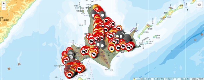 สถานการณ์หมีปรากฏตัวที่ฮอกไกโด