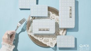 Q-pot. เปิดตัวคอลเลคชั่น Sea Salt Chocolate สีฟ้าอ่อนสุดน่ารัก กระเป๋าและเครื่องหนังสุดหวาน!