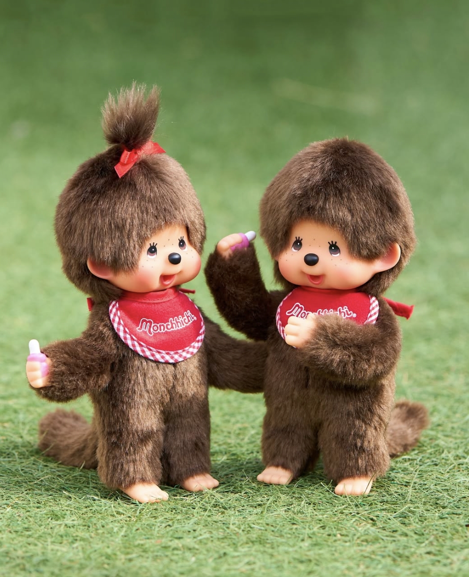 Monchhichi-kun and Monchhichi-chan