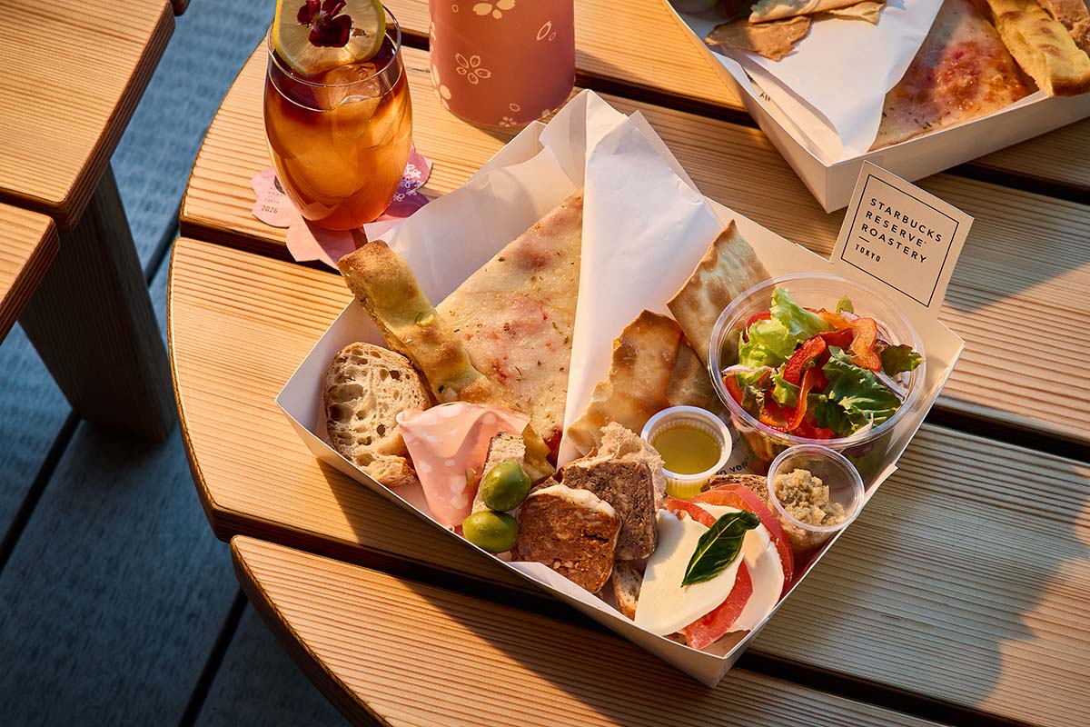 日本星巴克櫻花季_星巴克臻選東京烘焙工坊櫻花季_昼 ROASTERY TOKYO SAKURA Terrace_麵包小點盒