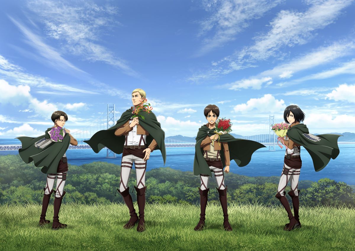 กิจกรรมคอลแลบ Attack on Titan กับ Nijigen no Mori