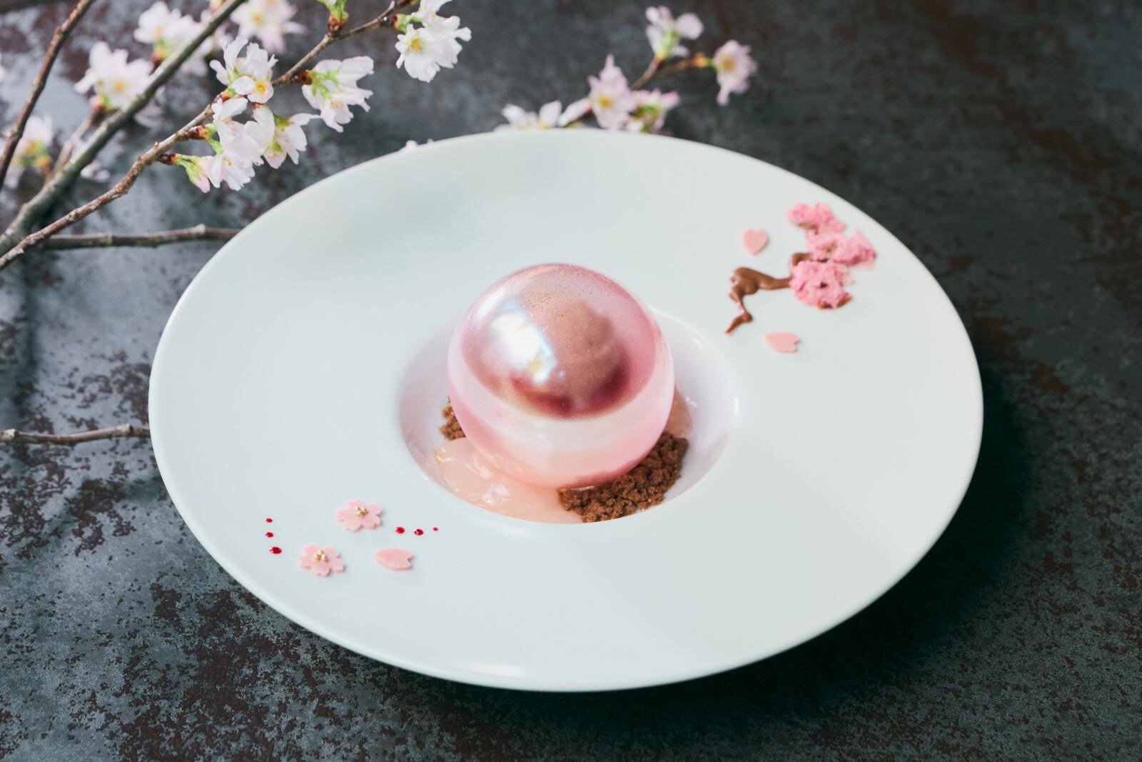 2026年3月_美麗甜點_THE THOUSAND KYOTO_春限定甜點_Perle Rose Sakura